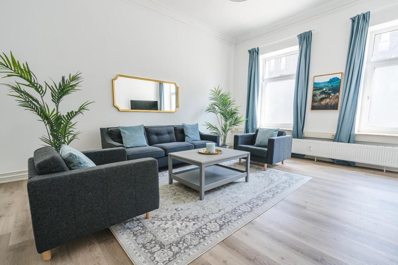 Zentral Gelegenes Premium-Apartment Mit Viel Tageslicht Hamburgo Exterior foto